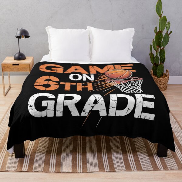 Item preview, Games On Sixth Grade Basketball First Day Of School designed and sold by Sunset4Bones.