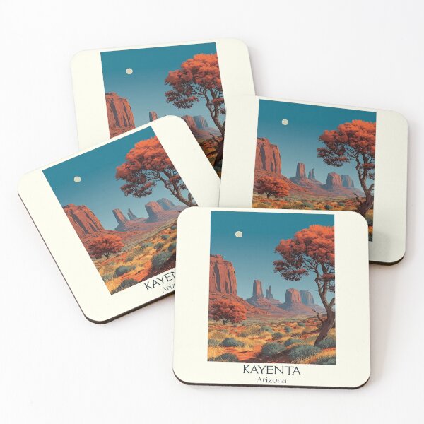 Item preview, Kayenta Arizona Vintage Poster | Monument Valley Art designed and sold by TuncGK.