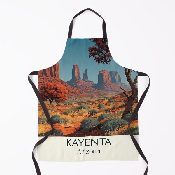 Item preview, Kayenta Arizona Vintage Poster | Monument Valley Art designed and sold by TuncGK.