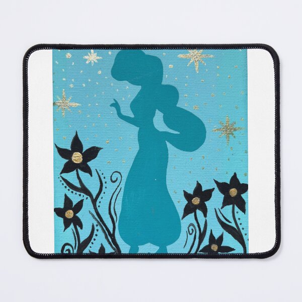 Item preview, Princess Jasmine Blue Silhouette designed and sold by paintingsbymer.