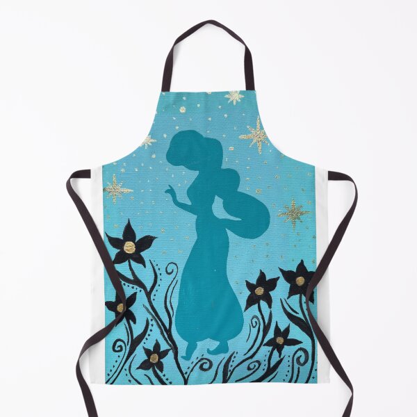 Item preview, Princess Jasmine Blue Silhouette designed and sold by paintingsbymer.