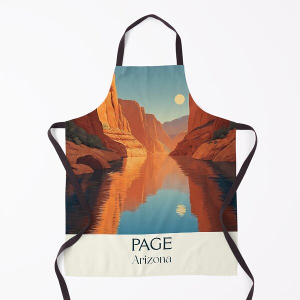 Item preview, Page Arizona Vintage Travel Poster | Canyon River Art designed and sold by TuncGK.