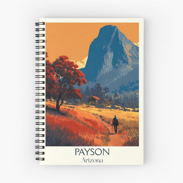 Item preview, Payson Arizona Retro Travel Poster | Mogollon Rim Art designed and sold by TuncGK.