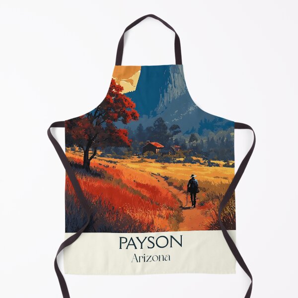 Item preview, Payson Arizona Retro Travel Poster | Mogollon Rim Art designed and sold by TuncGK.