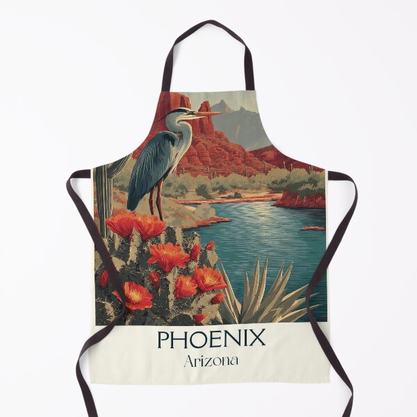 Item preview, Phoenix Arizona Vintage Poster | Sonoran Desert Wildlife designed and sold by TuncGK.