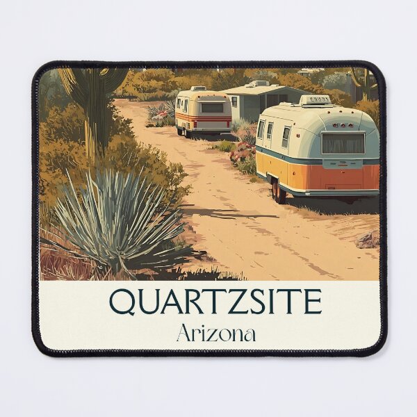 Item preview, Quartzsite Arizona Vintage Poster | Retro Camper Art designed and sold by TuncGK.