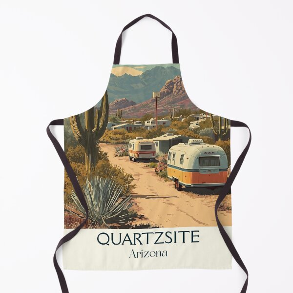 Item preview, Quartzsite Arizona Vintage Poster | Retro Camper Art designed and sold by TuncGK.