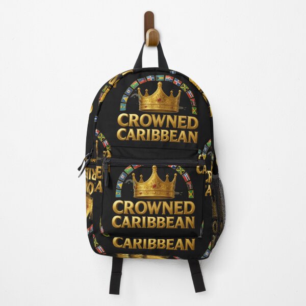 Item preview, Crowned Caribbean | Luxury 3D Gold Crown & Flags Design for Proud Island Nations designed and sold by Tidal Arts.