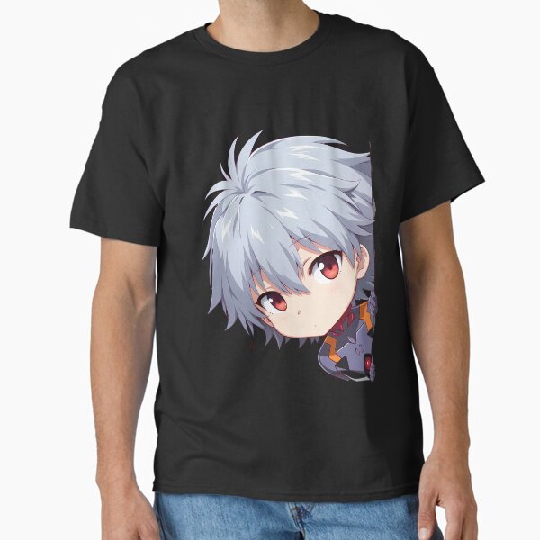 Aperçu de l'œuvre Serein Kaworu Nagisa Neon Genesis Evangelion Anime Peeker créée et vendue par ArnoldWolno.