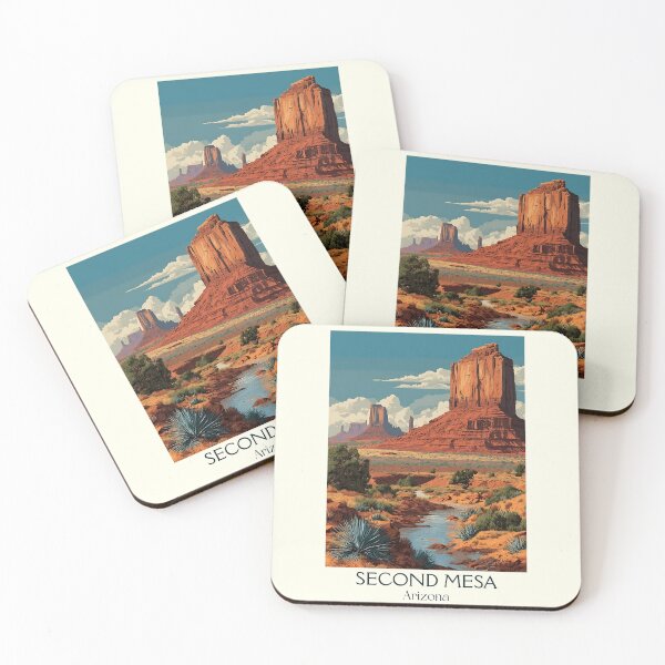Item preview, Second Mesa Arizona Vintage Poster | Hopi Reservation Art designed and sold by TuncGK.