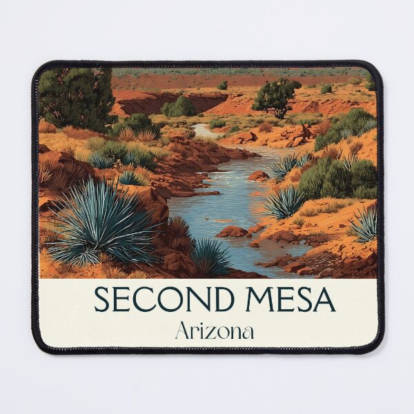 Item preview, Second Mesa Arizona Vintage Poster | Hopi Reservation Art designed and sold by TuncGK.