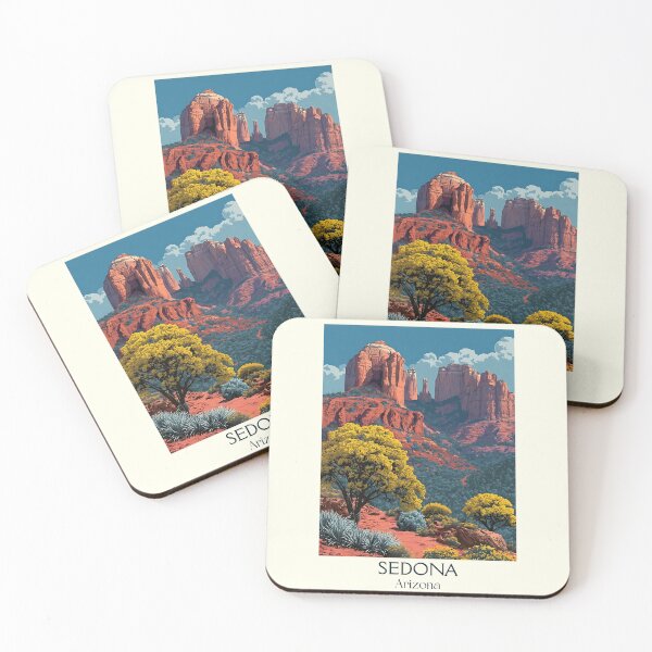 Artikelvorschau, Sedona Arizona Vintage Reise Poster | Red Rock Land entworfen und verkauft von TuncGK.