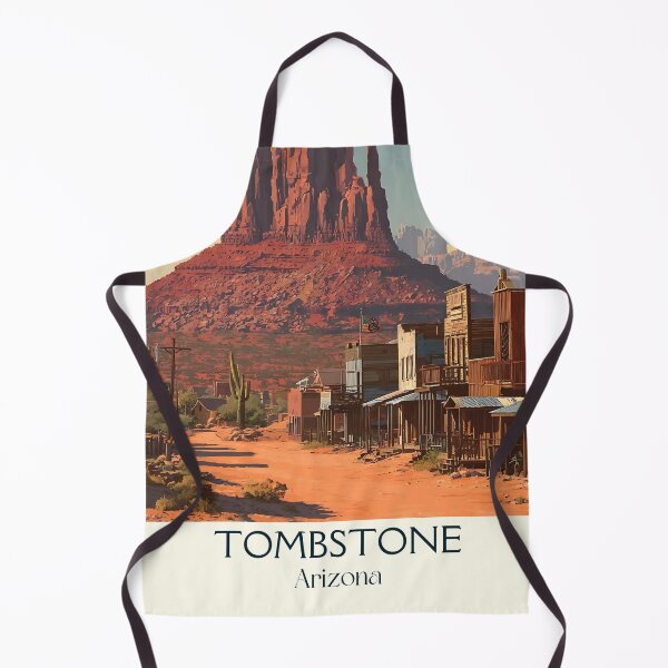 Item preview, Tombstone Arizona Vintage Poster | Old West Town Art designed and sold by TuncGK.