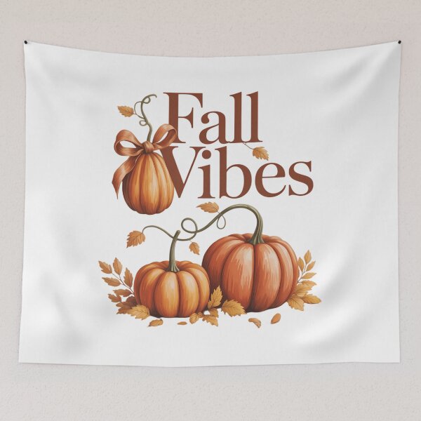 Item preview, Fall Vibes Pumpkin Fall designed and sold by Sunset4Bones.