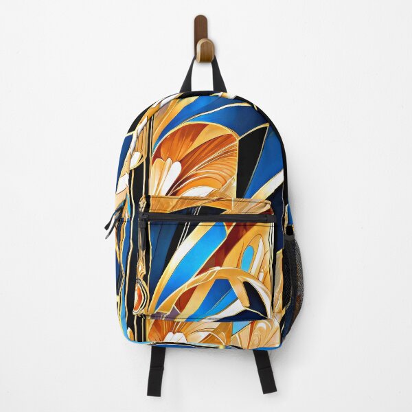 Item preview, Luxury Art Deco Blue And Golden Abstract Designs designed and sold by DEC02.