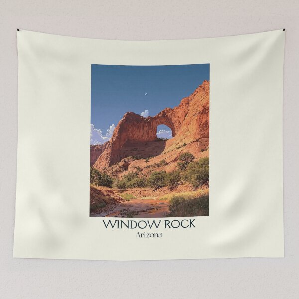 Item preview, Window Rock Arizona Vintage Travel Poster | Navajo Nation designed and sold by TuncGK.