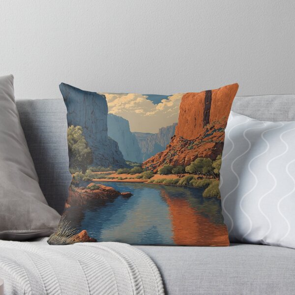 Item preview, Yuma Arizona Retro Poster | Colorado River Night Scene designed and sold by TuncGK.