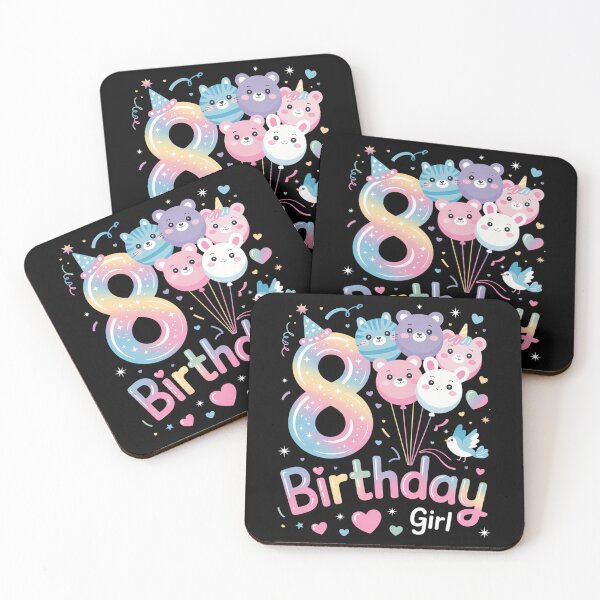 Item preview, Birthday Girl 8th Birthday Cute designed and sold by Sunset4Bones.