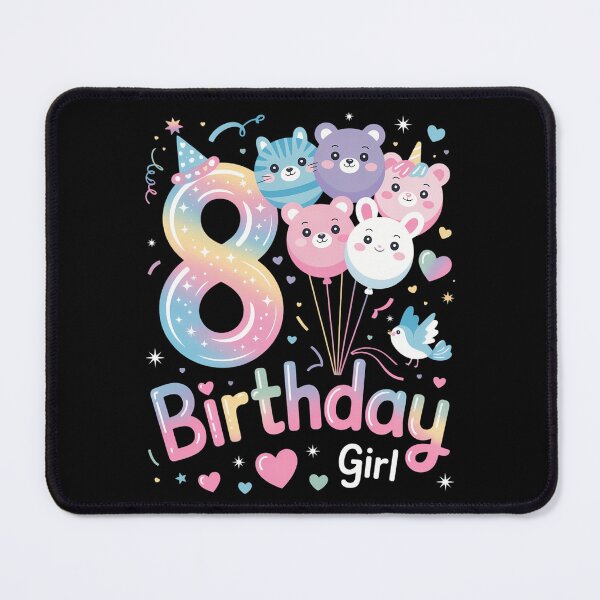 Item preview, Birthday Girl 8th Birthday Cute designed and sold by Sunset4Bones.