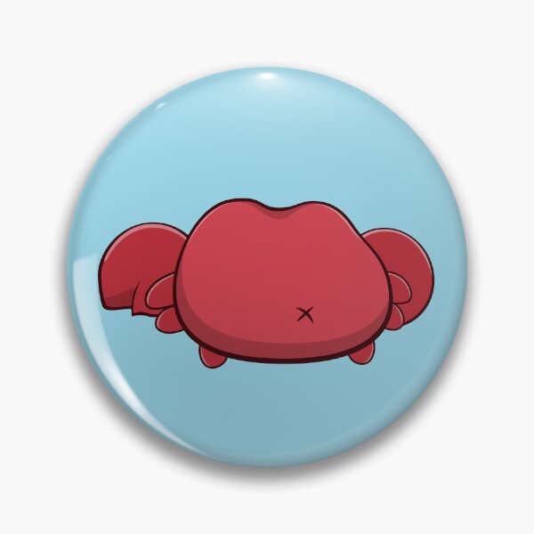 Item preview, Samekosaba Cute Crab Back Side, Vtuber Saba designed and sold by Pong Lizardo.