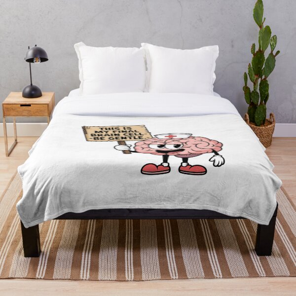 Item preview, This Is My Final Brain Cell Be Gentle – Funny Student Nurse Lifestyle designed and sold by CuteDesignables.