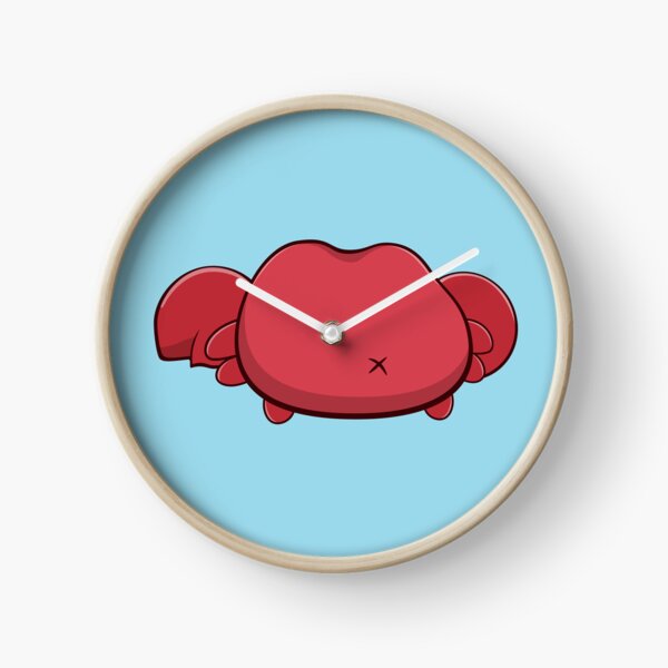 Samekosaba Cute Crab Back Side, Vtuber Saba Clock
