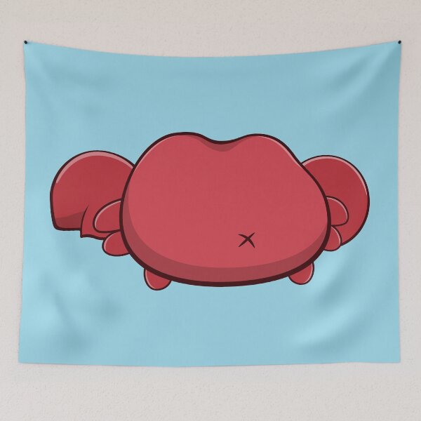 Item preview, Samekosaba Cute Crab Back Side, Vtuber Saba designed and sold by Pong Lizardo.