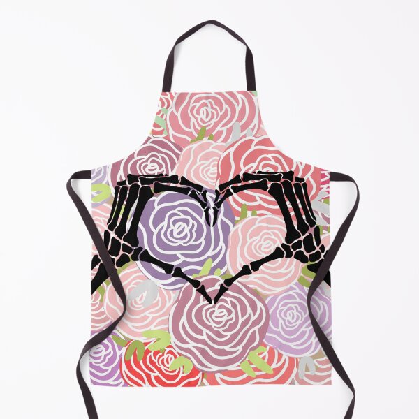 Item preview, Floral Skeleton Heart Hands: Gothic Love Design designed and sold by CatchallDesign.