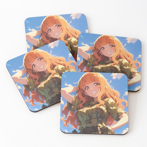 Item preview, Saori Takebe Girls und Panzer Anime Safari Leopard Guardian designed and sold by SubtextandSass.
