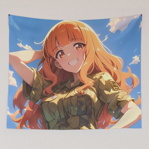 Item preview, Saori Takebe Girls und Panzer Anime Safari Leopard Guardian designed and sold by SubtextandSass.
