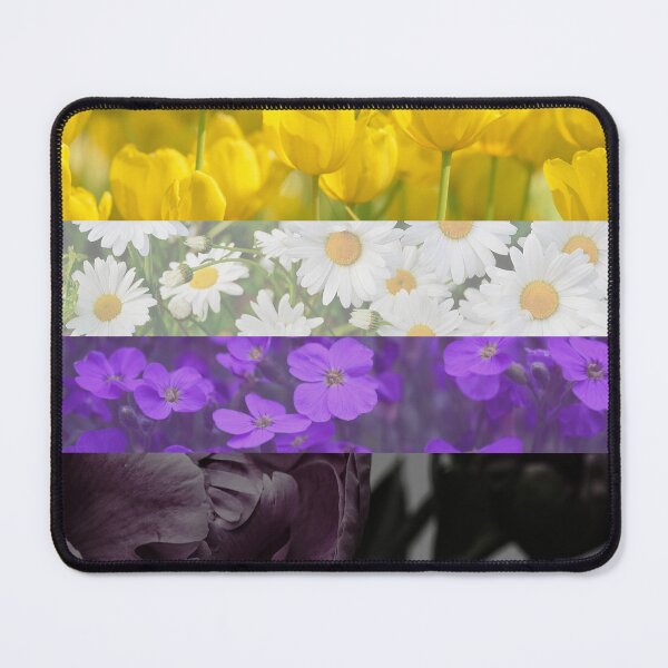 Item preview, Nonbinary Flower Flag Design designed and sold by CarefulCreation.
