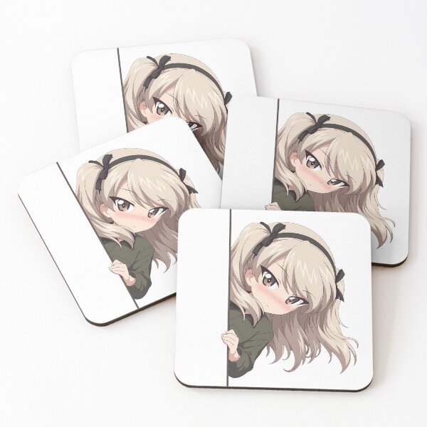 Item preview, Girls und Shimada Alice Chibi Peeking Kawaii Garupan Anime Waifu designed and sold by SubtextandSass.