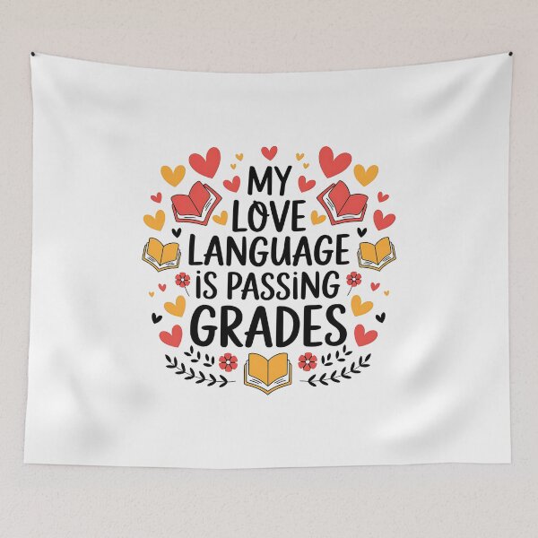 Item preview, My Love Language Is Passing Grades – Funny Student Nurse Life designed and sold by CuteDesignables.