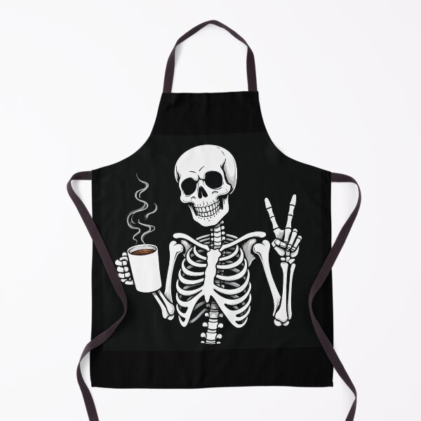 Item preview, Skeleton with coffee designed and sold by BrownHorse90s.