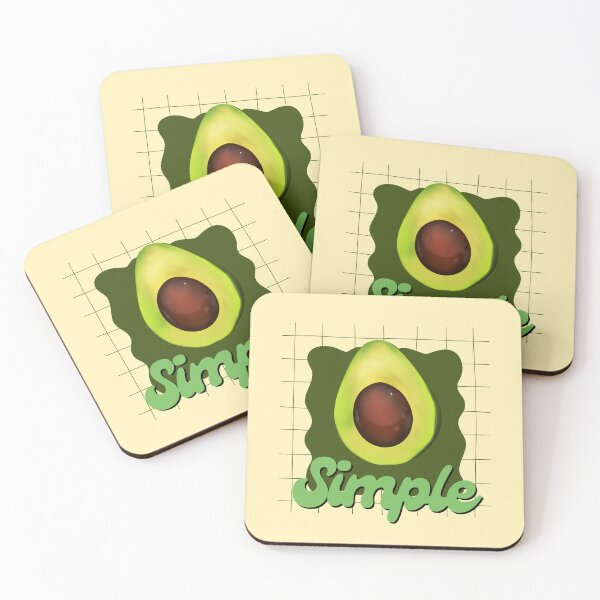 Item preview, Simple Avocado Fruit Food Healthy Aesthetic Pop Art designed and sold by Eyestudiodesign1997.