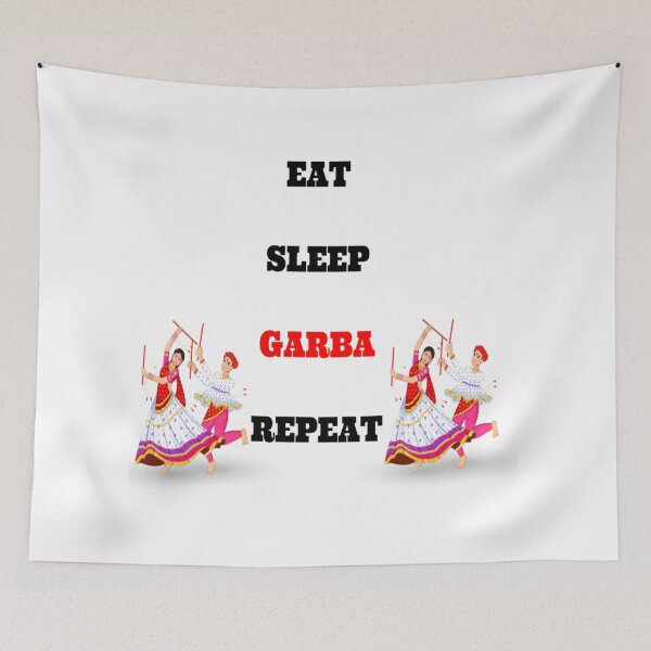 Item preview, eat sleep garba repeat designed and sold by pavishpatel.