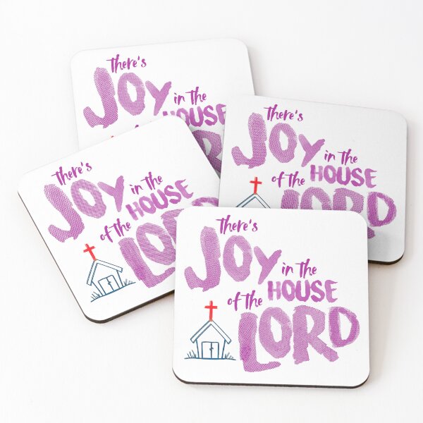 Item preview, There's joy in the house of the Lord - grape designed and sold by Cane & Abel Creations ..