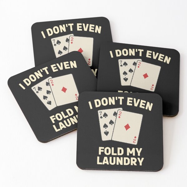 Item preview, Funny Poker, I Don't Even Fold my Laundry designed and sold by EstelleStar.