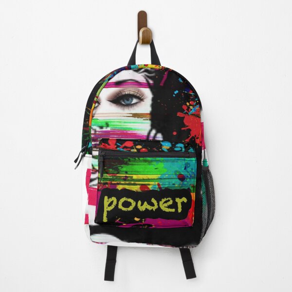 Item preview, Peace Pride Power Backpack #3/POWER designed and sold by Davisdazzling.