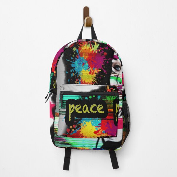 Item preview, Peace Pride Power Backpack#2/PEACE designed and sold by Davisdazzling.