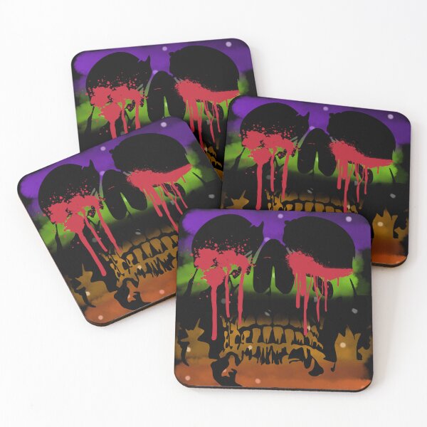Item preview, Bloody Skull Halloween Shirt – Colorful Horror Dripping Blood Design designed and sold by E20STUDIO.
