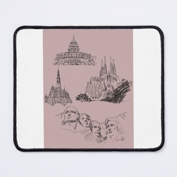 Item preview, Sketches of iconic landmarks designed and sold by Orange Cart.