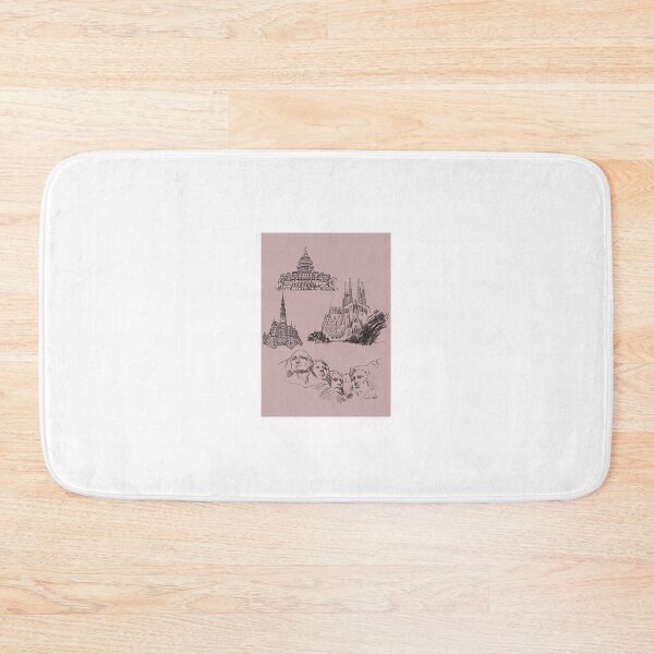 Item preview, Sketches of iconic landmarks designed and sold by Orange Cart.