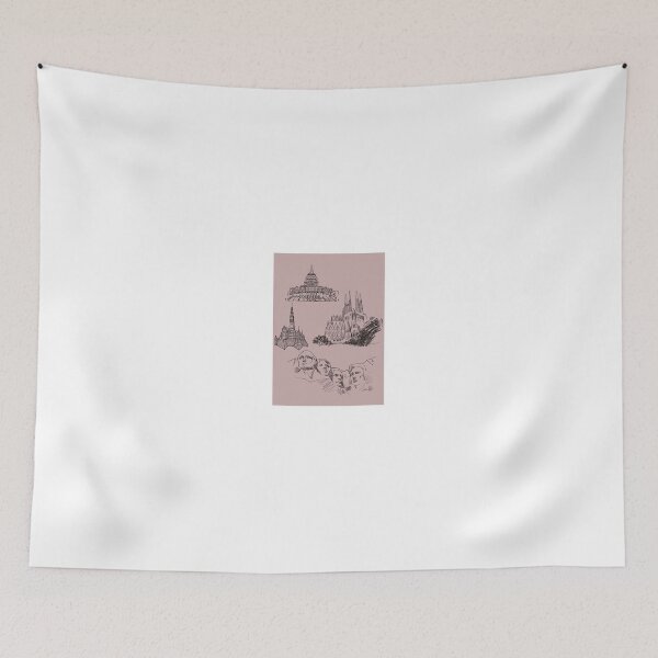 Item preview, Sketches of iconic landmarks designed and sold by Orange Cart.