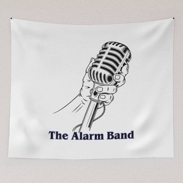 Item preview, The Alarm Band Vintage Microphone Art designed and sold by Har-vee.