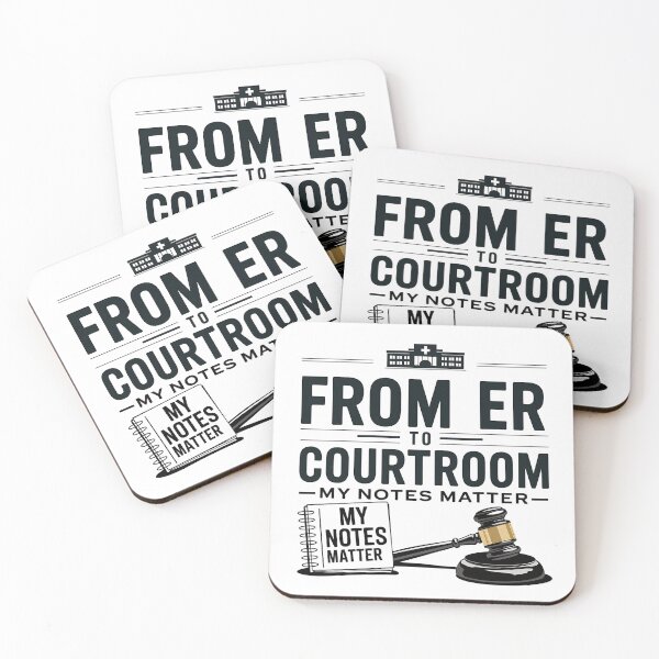 Item preview, From ER to Courtroom – My Notes Matter | Forensic Nurse  designed and sold by CuteDesignables.
