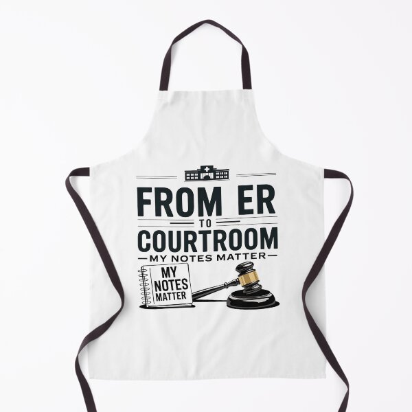 Item preview, From ER to Courtroom – My Notes Matter | Forensic Nurse designed and sold by CuteDesignables.
