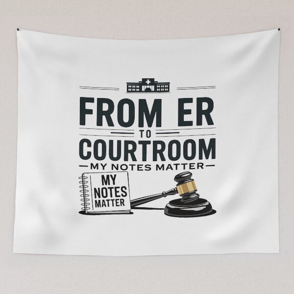 Item preview, From ER to Courtroom – My Notes Matter | Forensic Nurse  designed and sold by CuteDesignables.