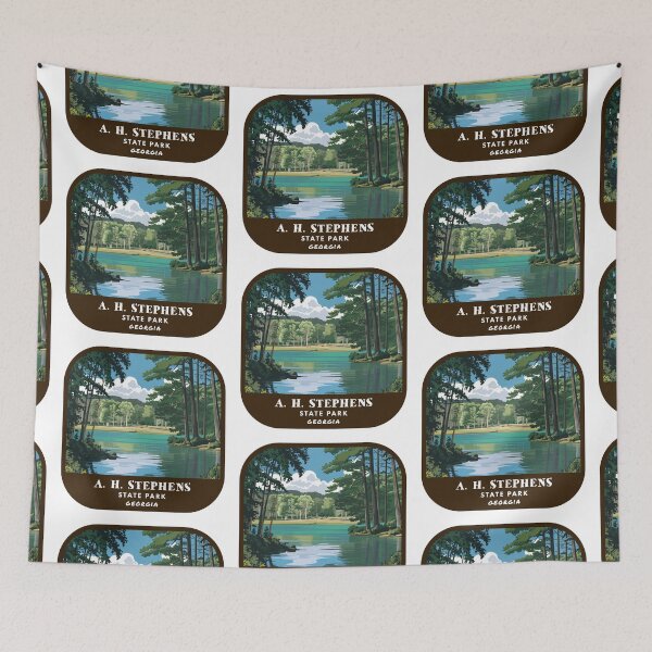 Item preview, Vintage A. H. Stephens State Park (Georgia State Park) designed and sold by RabbitK.