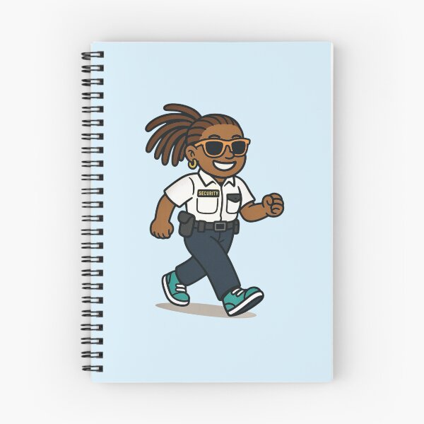 Item preview, Cartoon Security Guard Girl designed and sold by Myra365Art.